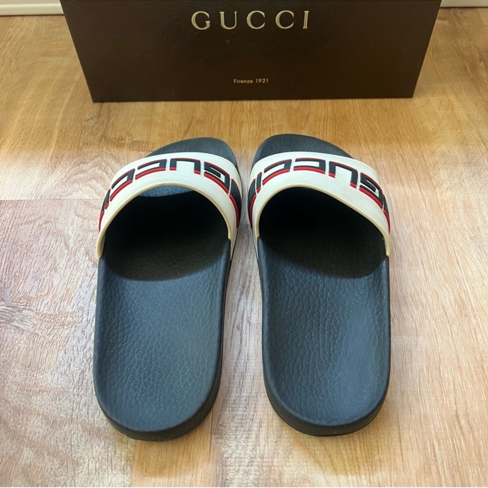 Gucci Rubber Slides Size 38 - Picture 3 of 7